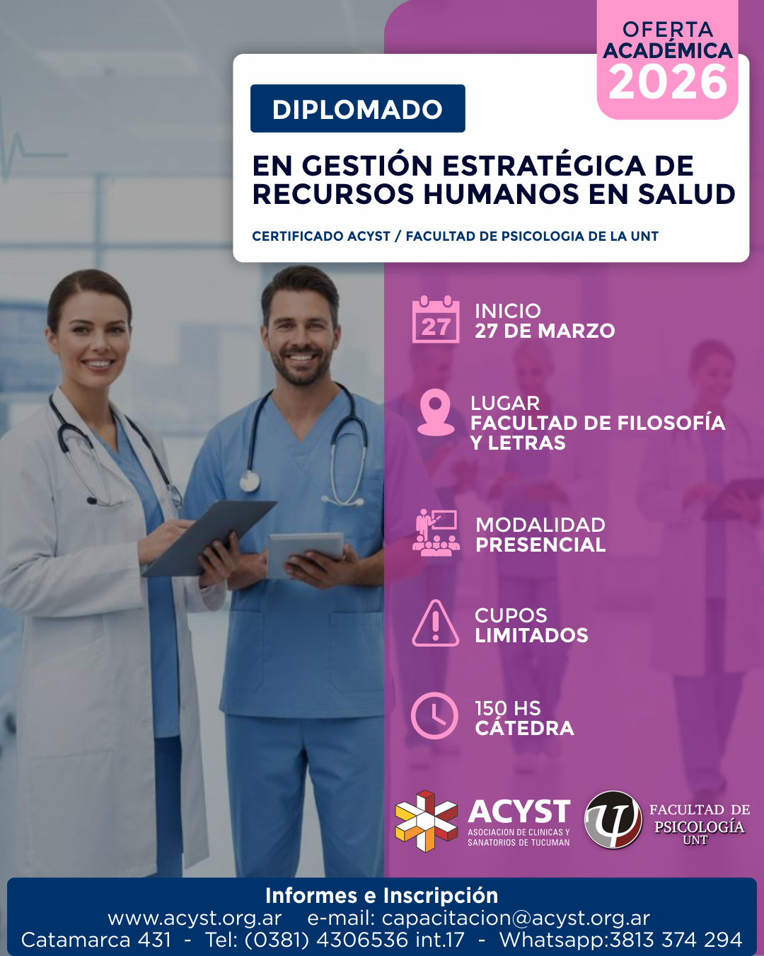 Diplomado en Gestión Estratégica de Recursos Humanos en Salud 2026